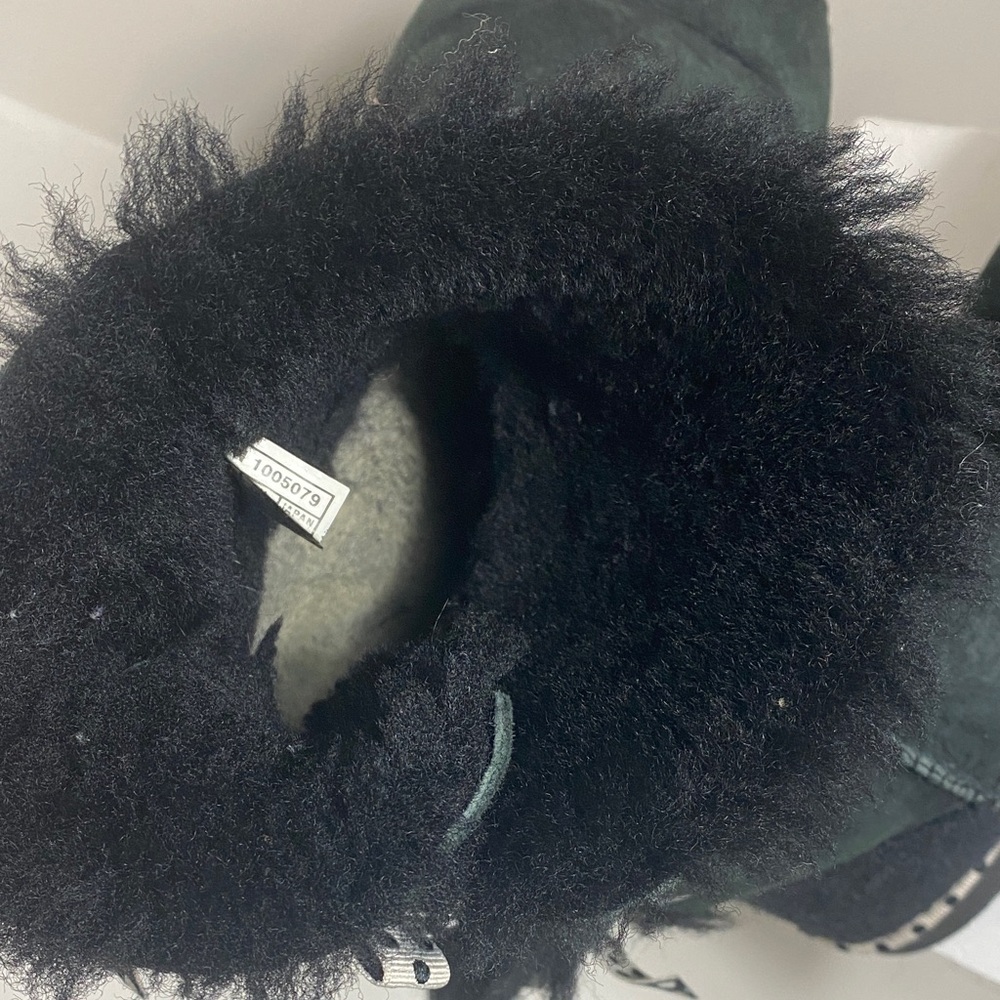 UGG Black Ankle Boots with Fur Lining - Picture 9 of 9